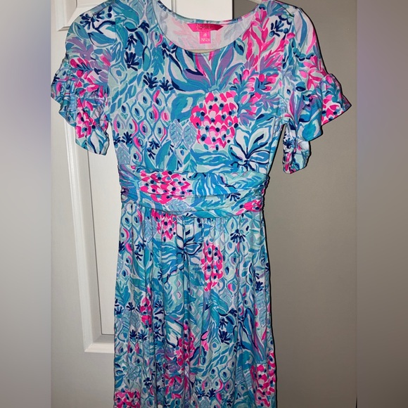 Lilly Pulitzer Dresses & Skirts - Lilly Pulitzer flare ruffle sleeve dress Sz. XS
